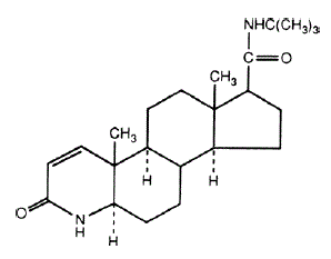 PROPECIA® (finasteride) Structural Formula Illustration