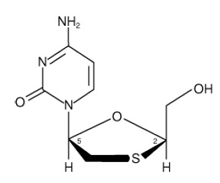 EPIVIR (lamivudine) tablets for oral use EPIVIR (lamivudine) oral solution Structural Formula - Illustration