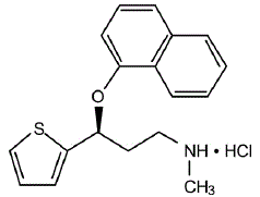 CYMBALTA® (duloxetine) Structural Formula Illustration