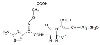 SUPRAX® (cefixime) Structural Formula Illustration