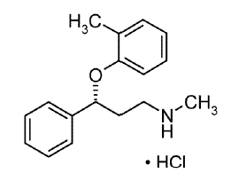 STRATTERA® (atomoxetine) Structural Formula Illustration