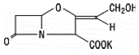 Clavulanate potassium - Structural Formula Illustration 2