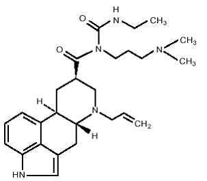 DOSTINEX® cabergoline Structural Formula Illustration