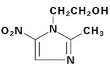 FLAGYL® (metronidazole) Structural Formula Illustration